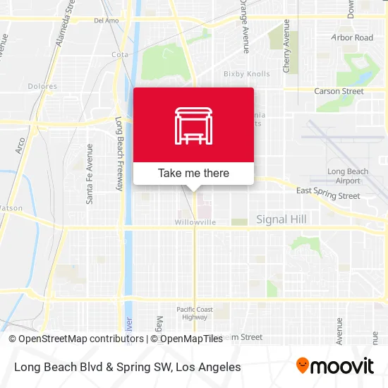 Long Beach Blvd & Spring SW map