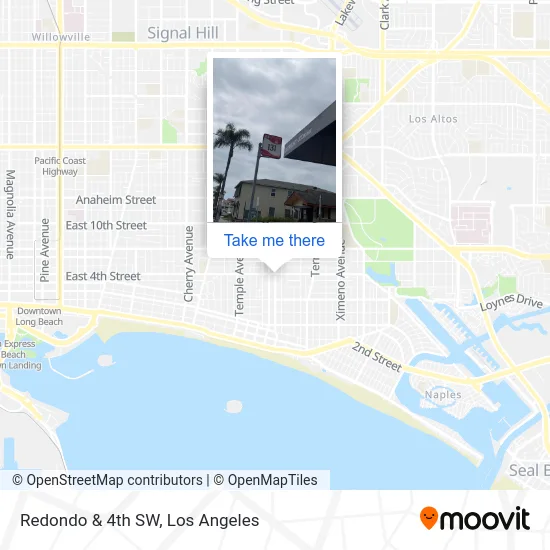 Redondo & 4th SW map