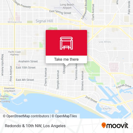 Redondo & 10th NW map