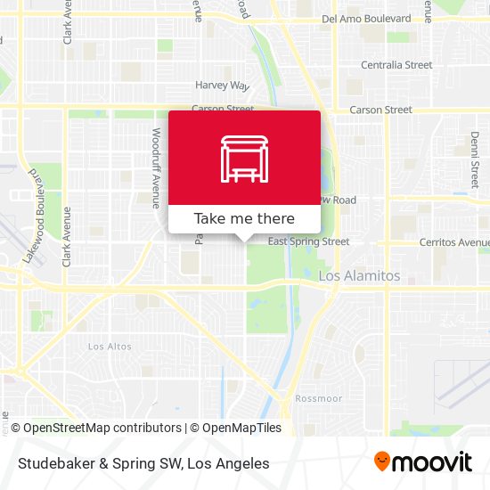 Studebaker & Spring SW map