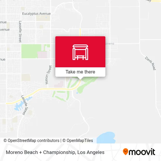 Moreno Beach + Championship map