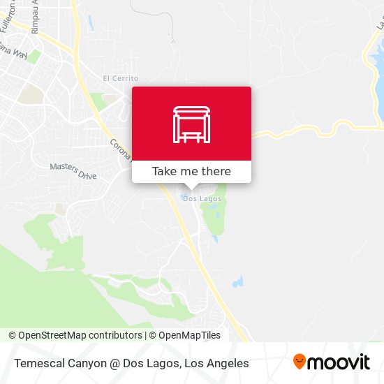 Temescal Canyon @ Dos Lagos map