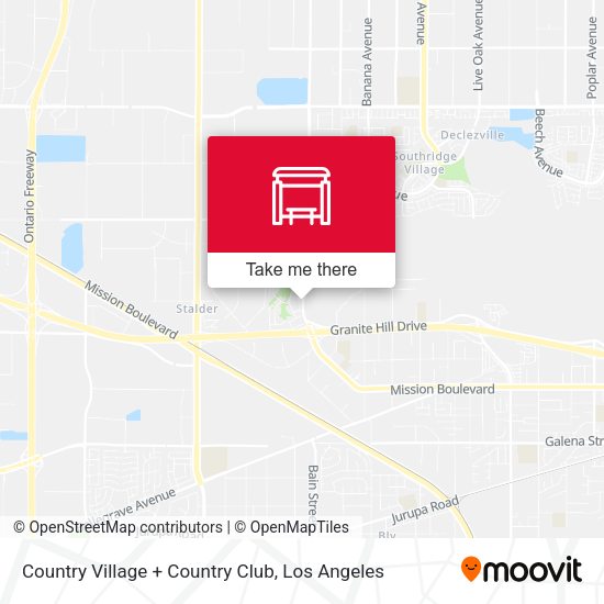 Country Village + Country Club map