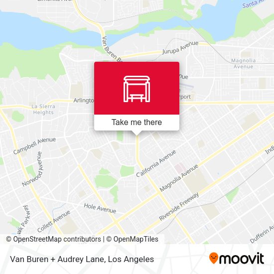 Van Buren + Audrey Lane map