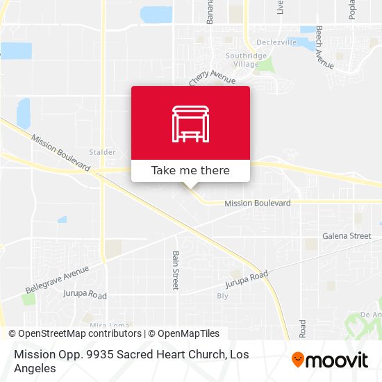 Mission Opp. 9935 Sacred Heart Church map