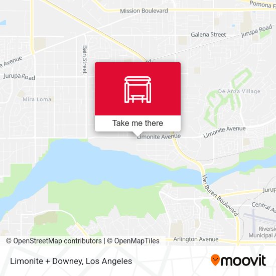 Mapa de Limonite + Downey