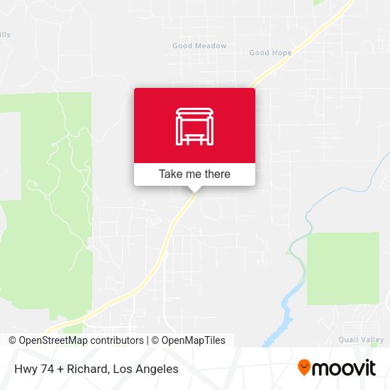 Hwy 74 + Richard map