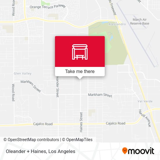 Oleander + Haines map