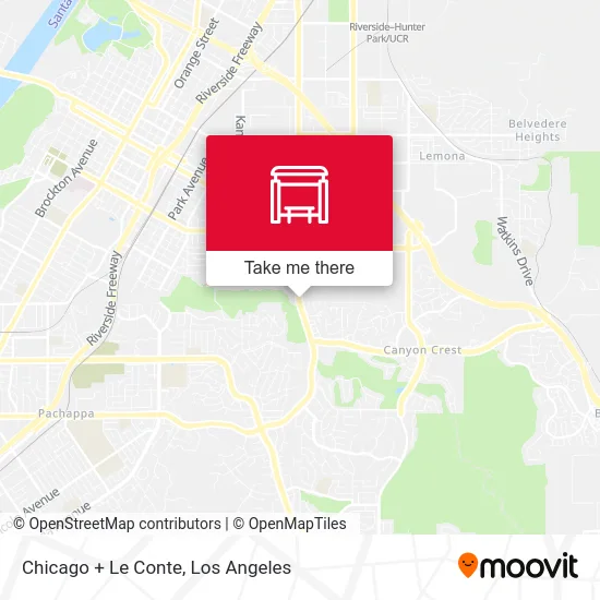 Chicago + Le Conte map