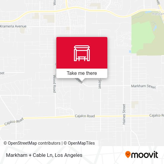 Markham + Cable Ln map