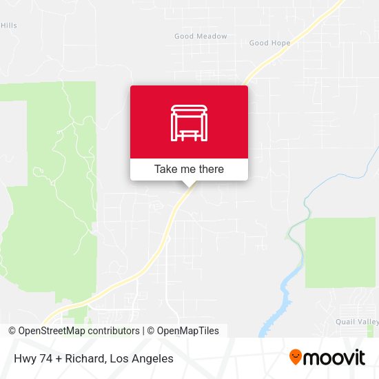 Hwy 74 + Richard map