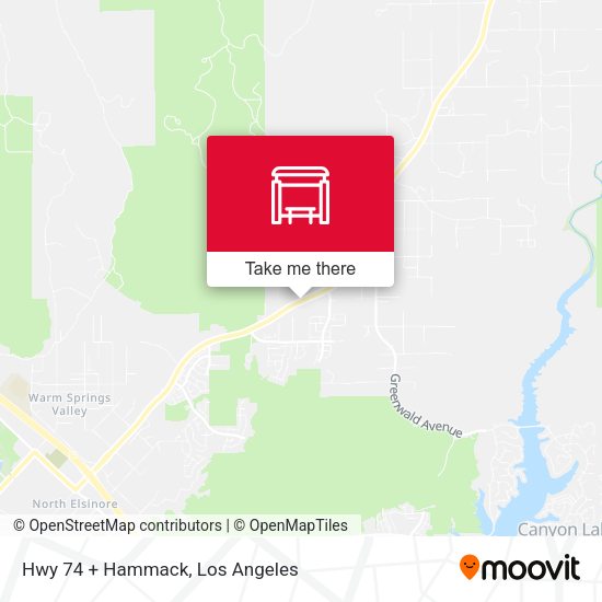 Hwy 74 + Hammack map