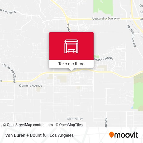 Van Buren + Bountiful map
