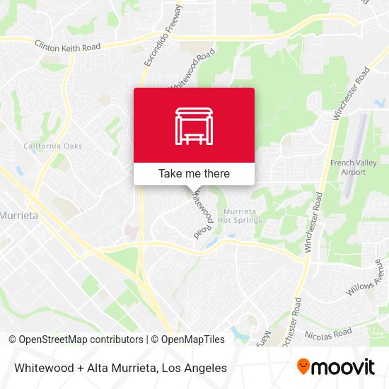 Whitewood + Alta Murrieta map
