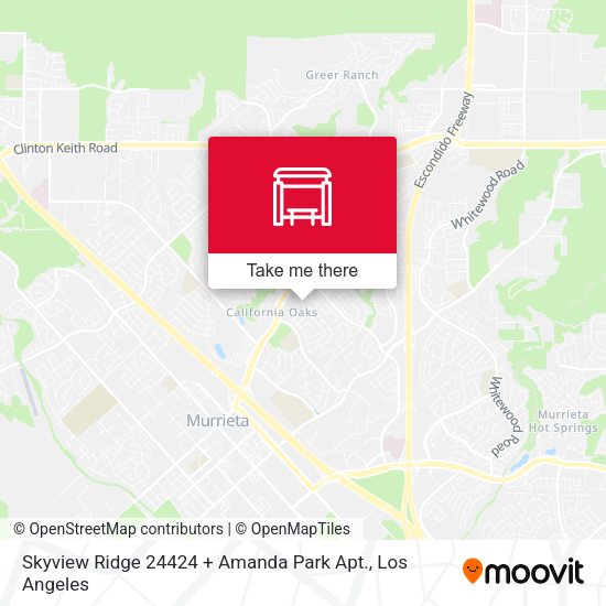 Mapa de Skyview Ridge 24424 + Amanda Park Apt.