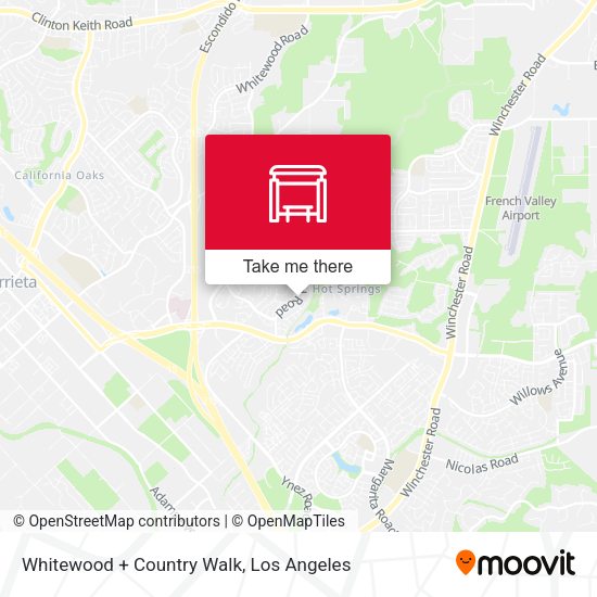 Whitewood + Country Walk map