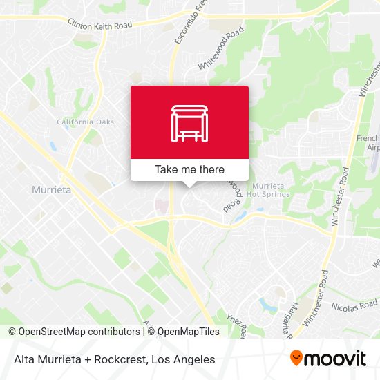 Mapa de Alta Murrieta FS Rockcrest