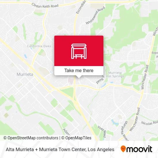 Alta Murrieta + Murrieta Town Center map
