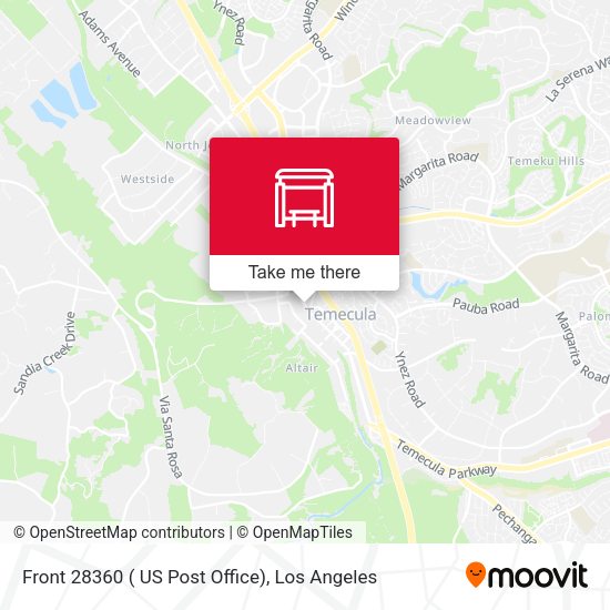 Front 28360 ( US Post Office) map