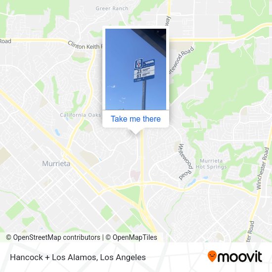 Hancock + Los Alamos map