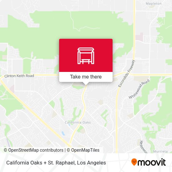 California Oaks + St. Raphael map