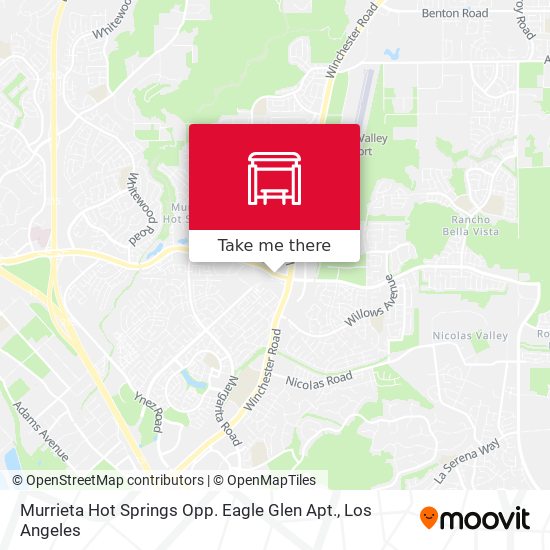 Mapa de Murrieta Hot Springs Opp. Eagle Glen Apt.