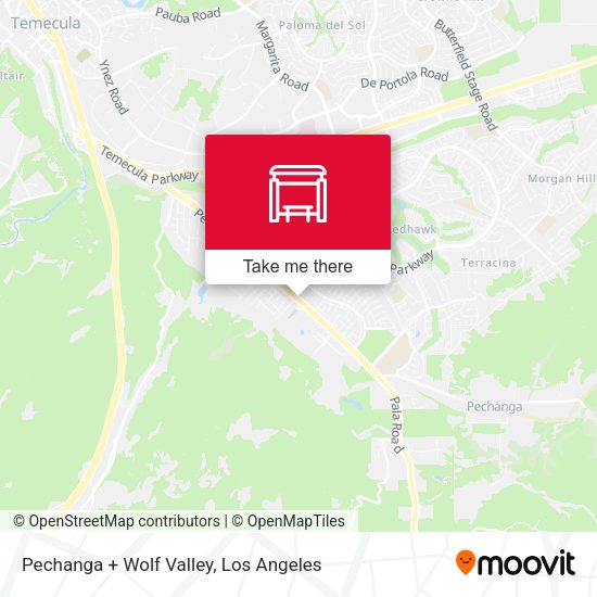 Pechanga + Wolf Valley map