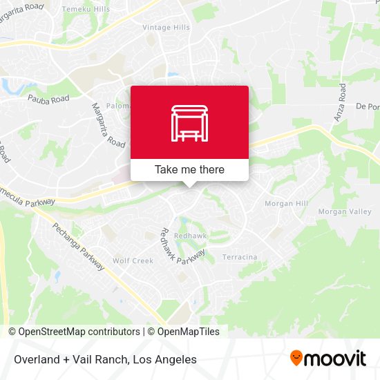 Overland + Vail Ranch map
