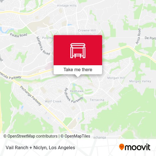 Vail Ranch + Niclyn map