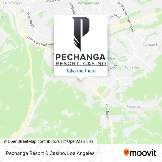 Pechanga Resort & Casino map
