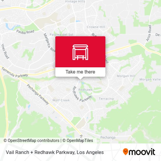 Vail Ranch + Redhawk Parkway map