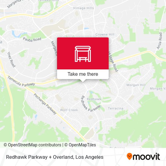 Mapa de Redhawk Parkway + Overland