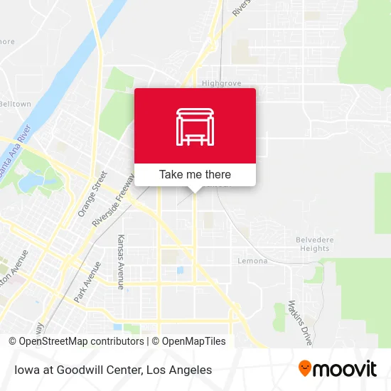 Iowa at Goodwill Center map