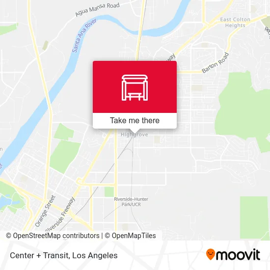 Center + Transit map