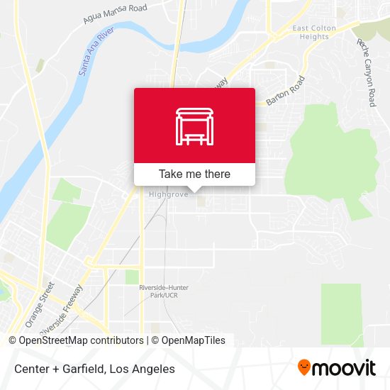Mapa de Center + Garfield