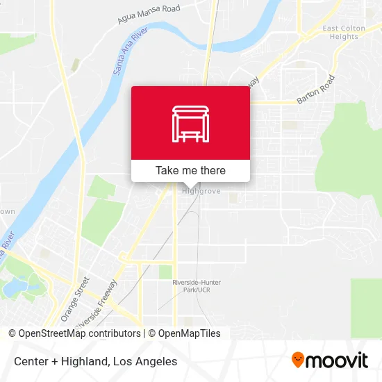 Center + Highland map