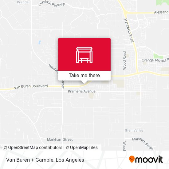 Van Buren + Gamble map