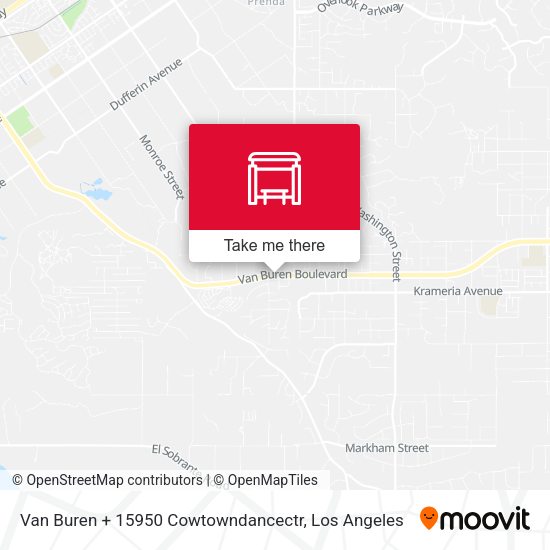 Van Buren + 15950 Cowtowndancectr map