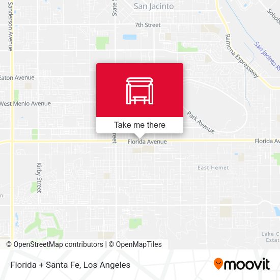 Florida + Santa Fe map