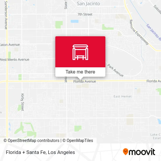 Florida + Santa Fe map