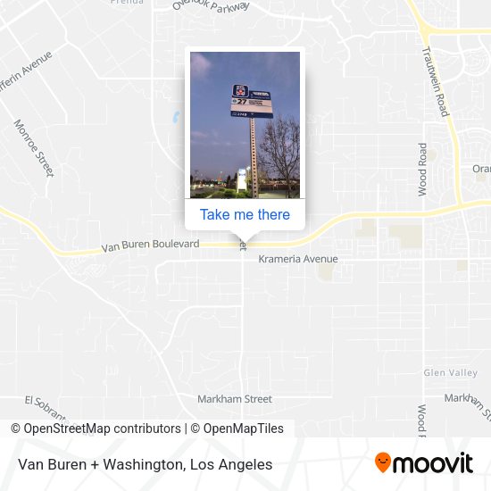 Mapa de Van Buren + Washington