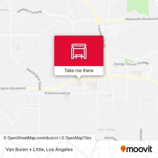 Van Buren + Little map
