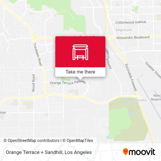 Orange Terrace + Sandhill map