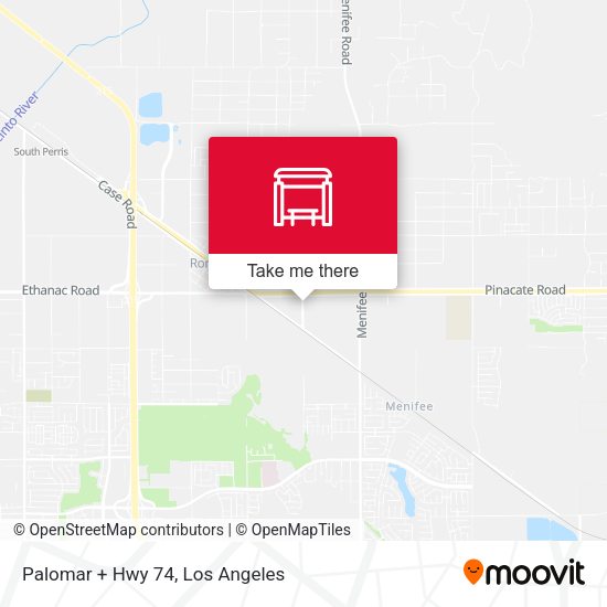 Mapa de Palomar + Hwy 74