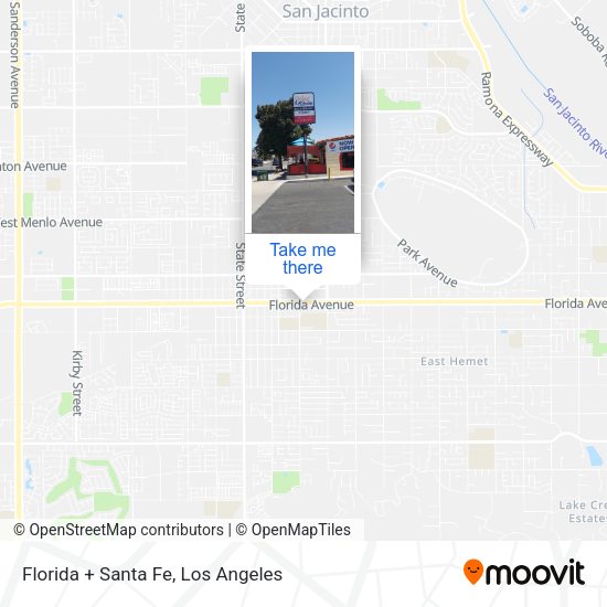 Florida + Santa Fe map