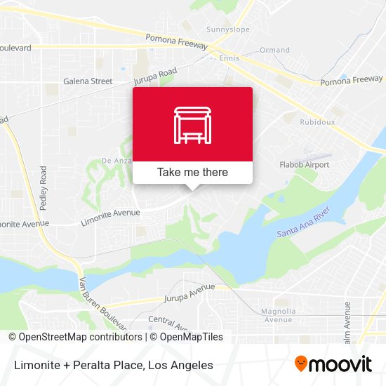 Mapa de Limonite + Peralta Place