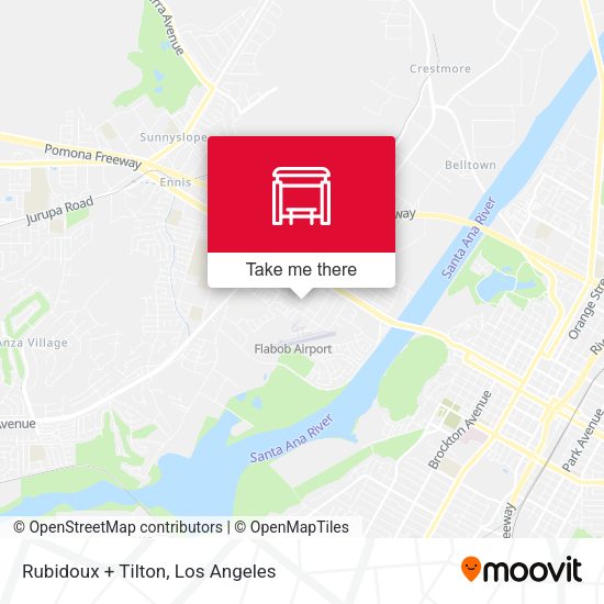 Mapa de Rubidoux + Tilton