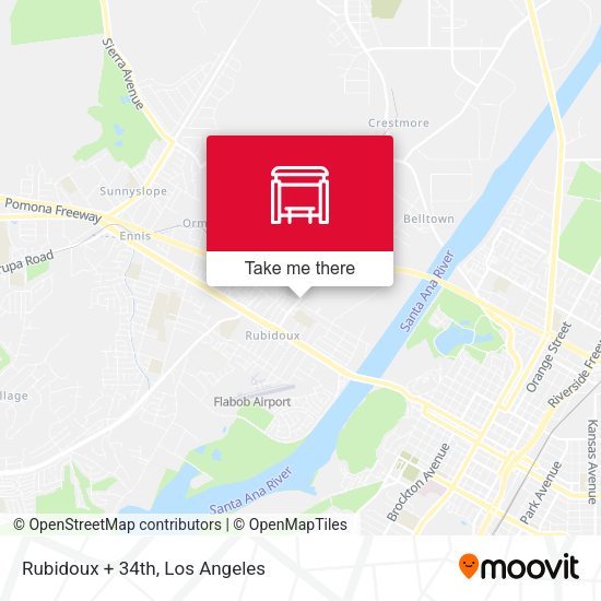 Rubidoux + 34th map