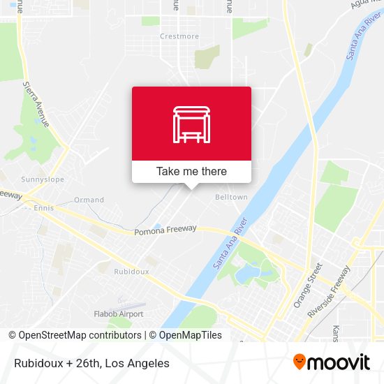 Mapa de Rubidoux + 26th