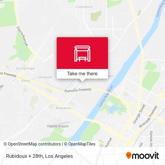 Rubidoux + 28th map